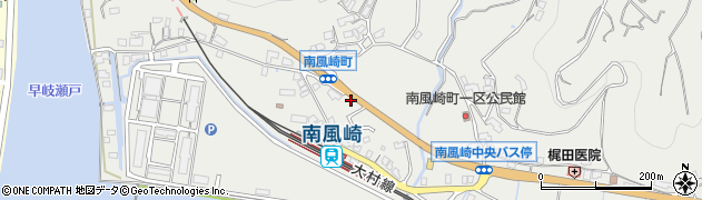 南風崎駅入口周辺の地図