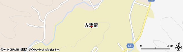 大分県臼杵市左津留周辺の地図