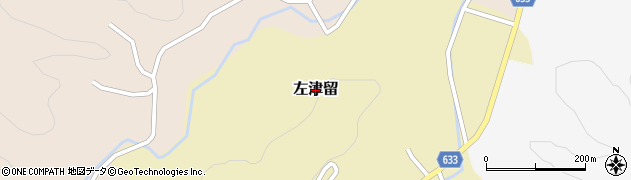大分県臼杵市左津留周辺の地図