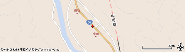 高知県幡多郡黒潮町佐賀中角周辺の地図