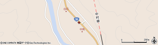 高知県黒潮町（幡多郡）佐賀（中角）周辺の地図