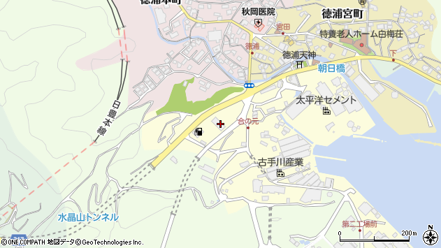 〒879-2471 大分県津久見市合ノ元町の地図
