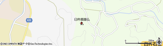 臼杵磨崖仏周辺の地図