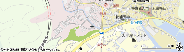 大分県津久見市徳浦本町1-16周辺の地図