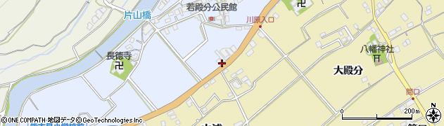 佐賀県鹿島市若殿分267周辺の地図