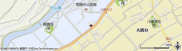 佐賀県鹿島市若殿分281周辺の地図