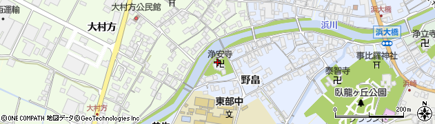 浄安寺周辺の地図