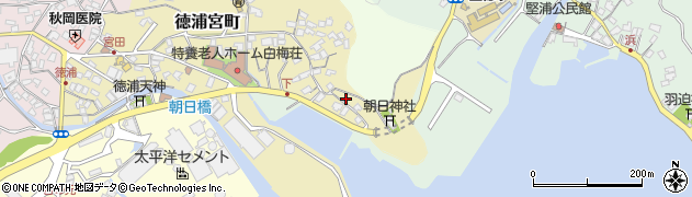 大分県津久見市徳浦宮町13-9周辺の地図