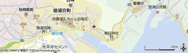 大分県津久見市徳浦宮町12-7周辺の地図