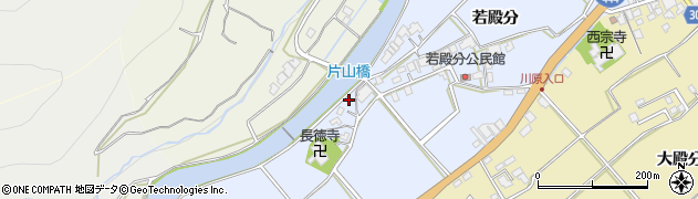 佐賀県鹿島市若殿分145周辺の地図