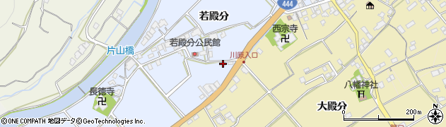 佐賀県鹿島市若殿分288周辺の地図