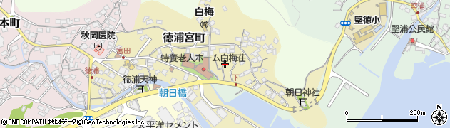 大分県津久見市徳浦宮町8周辺の地図