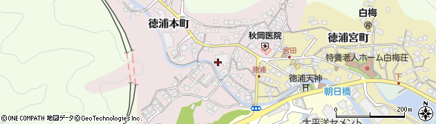 大分県津久見市徳浦本町3周辺の地図