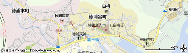 大分県津久見市徳浦宮町6-15周辺の地図