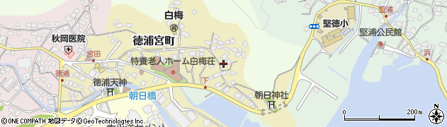 大分県津久見市徳浦宮町12-12周辺の地図