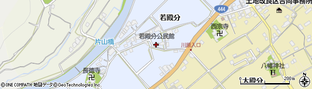 佐賀県鹿島市若殿分420周辺の地図