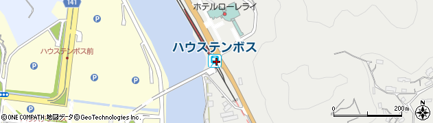 長崎県佐世保市周辺の地図