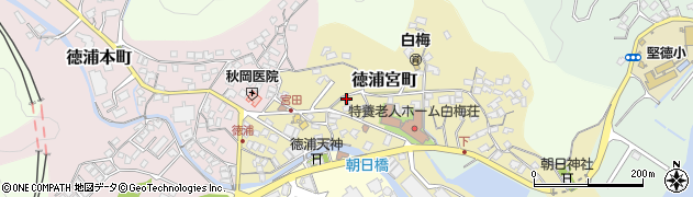 大分県津久見市徳浦宮町6-25周辺の地図