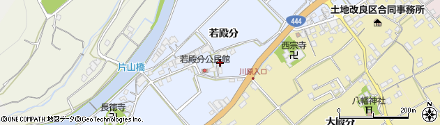 佐賀県鹿島市若殿分291周辺の地図