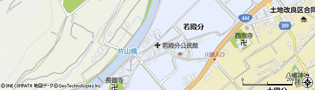 佐賀県鹿島市若殿分432周辺の地図