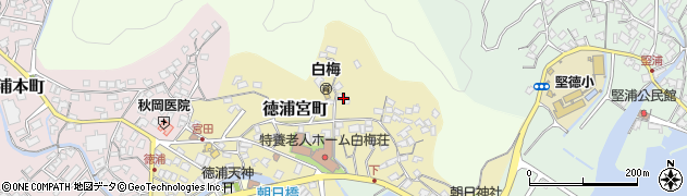 大分県津久見市徳浦宮町9-17周辺の地図
