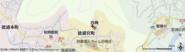 大分県津久見市徳浦宮町5-11周辺の地図