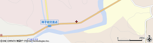 大分県臼杵市掻壊障子岩周辺の地図