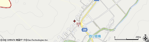 佐賀県鹿島市中浅浦周辺の地図