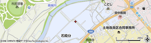佐賀県鹿島市若殿分394周辺の地図