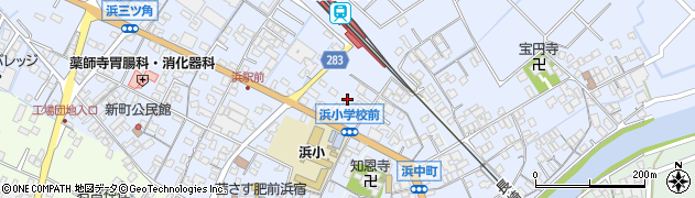 佐賀県鹿島市八宿周辺の地図