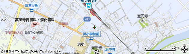佐賀県鹿島市浜町1208周辺の地図