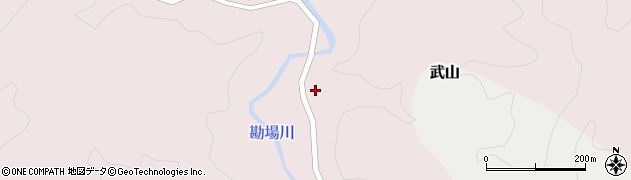 大分県臼杵市武山周辺の地図