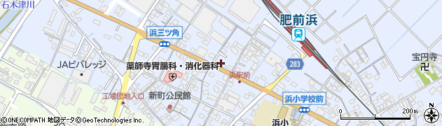 佐賀県鹿島市浜町1183周辺の地図