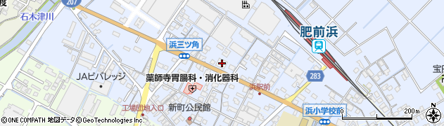佐賀県鹿島市浜町1168周辺の地図
