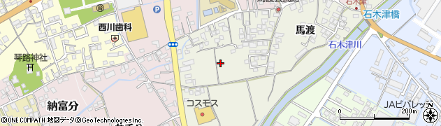 佐賀県鹿島市馬渡周辺の地図