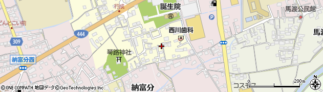 佐賀県鹿島市行成1995周辺の地図