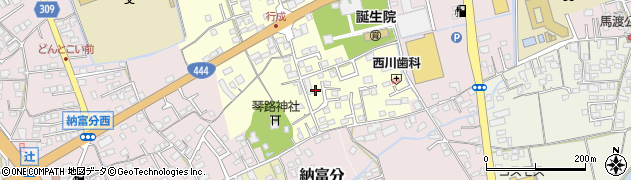 佐賀県鹿島市行成2004周辺の地図