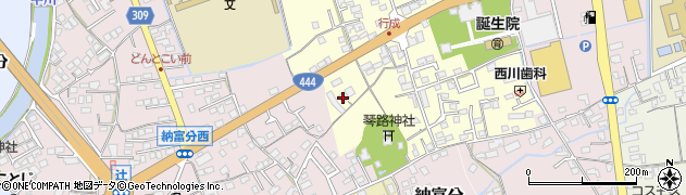 佐賀県鹿島市行成1909周辺の地図