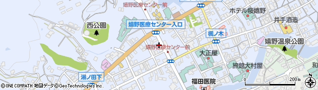 株式会社佐賀タクシー　嬉野営業所周辺の地図