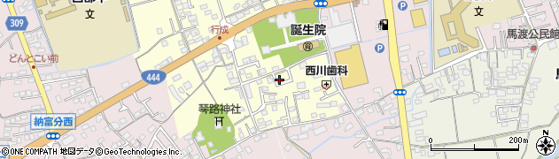 佐賀県鹿島市行成2023周辺の地図