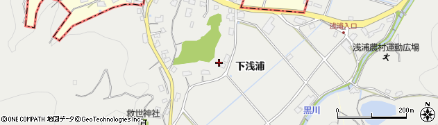 佐賀県鹿島市下浅浦甲周辺の地図