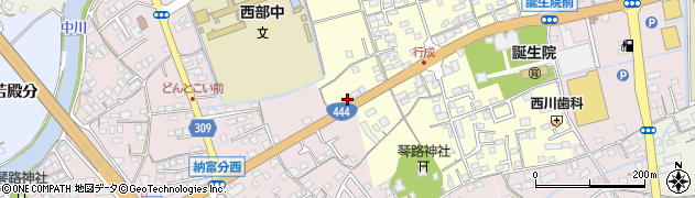 佐賀県鹿島市行成1880周辺の地図