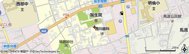佐賀県鹿島市行成2031周辺の地図