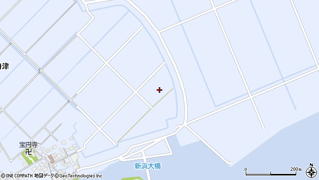 〒849-1322 佐賀県鹿島市浜町の地図