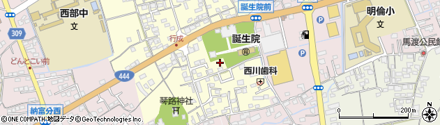 佐賀県鹿島市行成2020周辺の地図