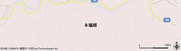 長崎県川棚町（東彼杵郡）木場郷周辺の地図