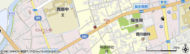 佐賀県鹿島市行成1871周辺の地図