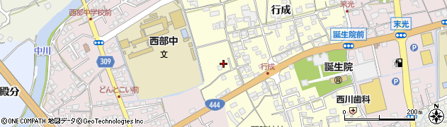 佐賀県鹿島市行成1845周辺の地図