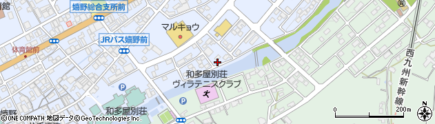 塩田川周辺の地図