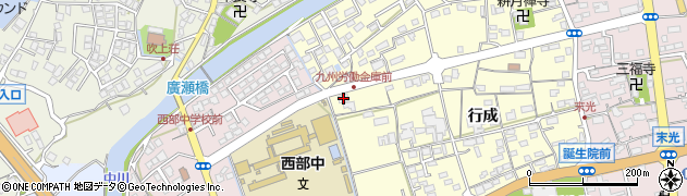 佐賀県鹿島市行成1728周辺の地図
